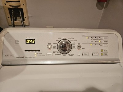 MAYTAG BRAVOS QUIET SERIES 300 CONTROL PANEL DISPLAY SCREEN TOP