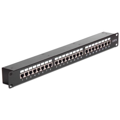 Delock 19? Kupplungs-Patchpanel 24 Port Cat.6