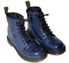 Dr Martens 1460 Blue Glitter 8 hole Ankle Boots Size UK 3; US M 4; US L 5; AW501