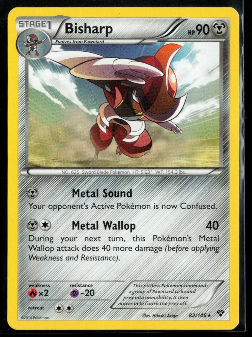 2011 Black & White - Noble Victories Bisharp #82 Non Holo Rare Pokemon Card