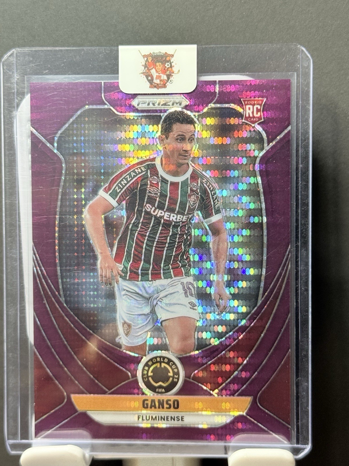 2025 Panini Prizm FIFA Club World Cup German Cano #111 Purple Pulsar /75 RC