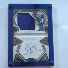 Panini 2020 Playbook Rookies Jersey Autographs Gabriel Davis #240 Bills /299