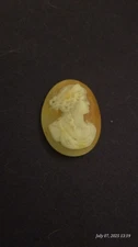 Antique Victorian Vintage Loose Carved Shell Cameo