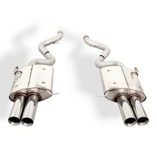 Fox Duplex Sportauspuff je 2x90 mit Typ-B Einsatz für BMW E92 E93 M3 4.0l ab 07