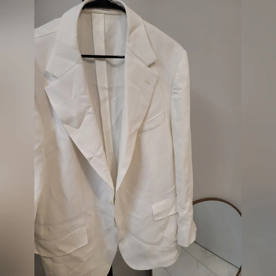 Однобортный льняной блейзер Suitsupply Milano - Изображение 2 из 4