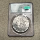 1883 Morgan Silver Dollar PCGS MS63 CAC Rattler PJ