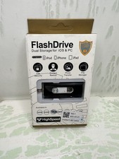 128GB usb flash drive 3.0 Dual Storage for iOS Black New
