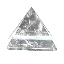  Pyramid Crystal Healing Stones - 1" Great Pyramid Figurine of Clear Quartz
