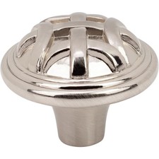 DesignPerfect DPA25L68KSNB 25-Pack 1-1/4" Diameter Round Cabinet Knob