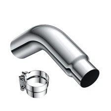 JY PERFORMANCE 4 Inch (ID) Diesel Exhaust Tip Elbow Tip 4'' Inlet 5'' Outlet ...