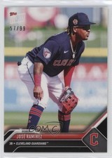 2023 Topps Now Road to Opening Day Black 57/99 Jose Ramirez #OD-61 0kb5