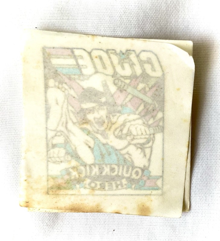 1986 Vintage G.I. Joe Temp Tattoo Quick Kick Hero (Unused Collectible) Hasbro