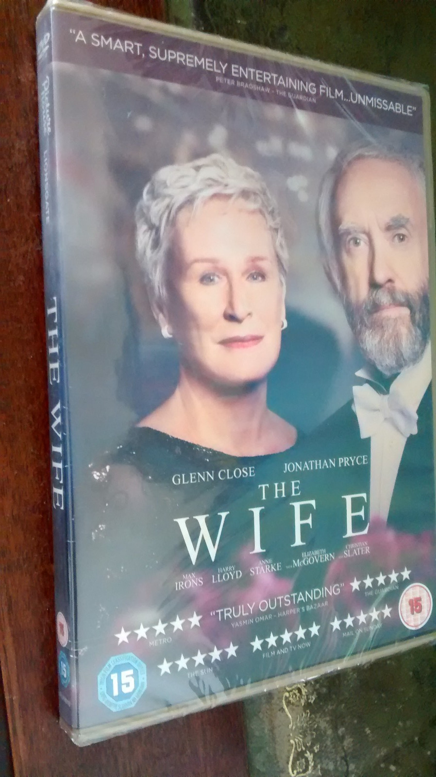The Wife - Glenn Close, Jonathan Pryce - NEW Region 2 DVD