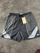 Nike Strike+ Dri-FIT Shorts Black Grey S Small HJ4191-011 RRP £40