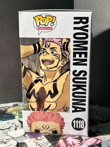 Custom Box Art Funko Pop! Jujutsu Kaisen Ryomen Sukuna #1118 Galactic Toys