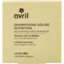 Avril Shampooing Solide Bio Cheveux Secs et Abîmés 60 g