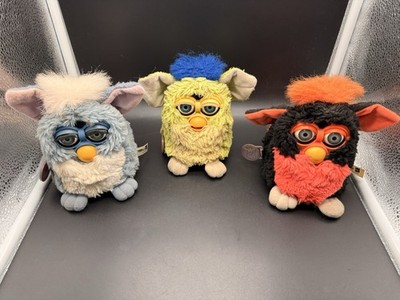 Furby Tiger Electronics 1999 ''Tart Tangerine'' / ''Kiwi'' /  ''Elefant '' Defekt