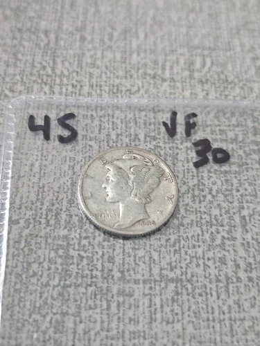 1945 Mercury Dime VF Listing 30