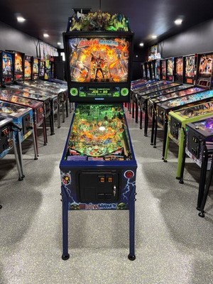 Medieval Madness Merlin Pinball Machine Chicago Gaming OC Pinballs Free Ship