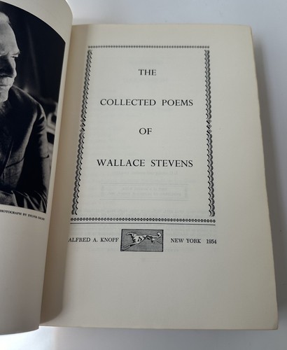 The Collected Poems of Wallace Stevens First Edition 1954 Limited Edition #740 - Picture 4 of 8