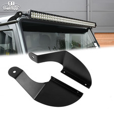 STAINLESS Led Light Bar Brackets Mounts 52” To  Fit Gutter Land Rover Defender