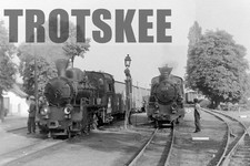 35mm Negative CFR Romania Railways Steam Loco 764 051 1968 EP