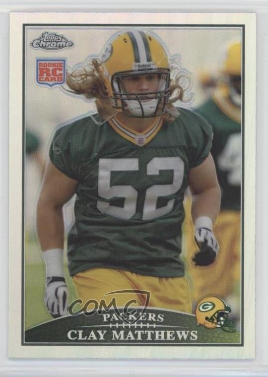 2009 Topps Chrome Refractor Clay Matthews #TC133 Rookie RC 0u7