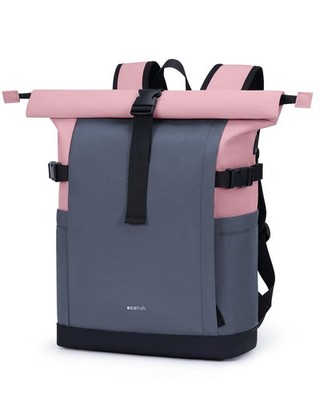 ECOHUB Rolltop Rucksack 20 27L, 15.6 Zoll Laptop Rucksack mit Schnellzugriff ...