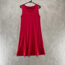 Horny Toad Dress Womens Small Sleeveless Knee Length Tank Dress Granola Red