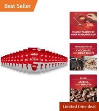Authentic Italian Qualità Rossa Ground Coffee, Medium Roast - 20 x 250g Bags 29.99 per kilo