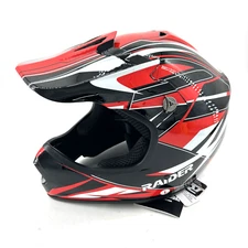 Raider GX3 Youth Large MX / ATV Helmet DOT Approved Junior Off Road Red Defects