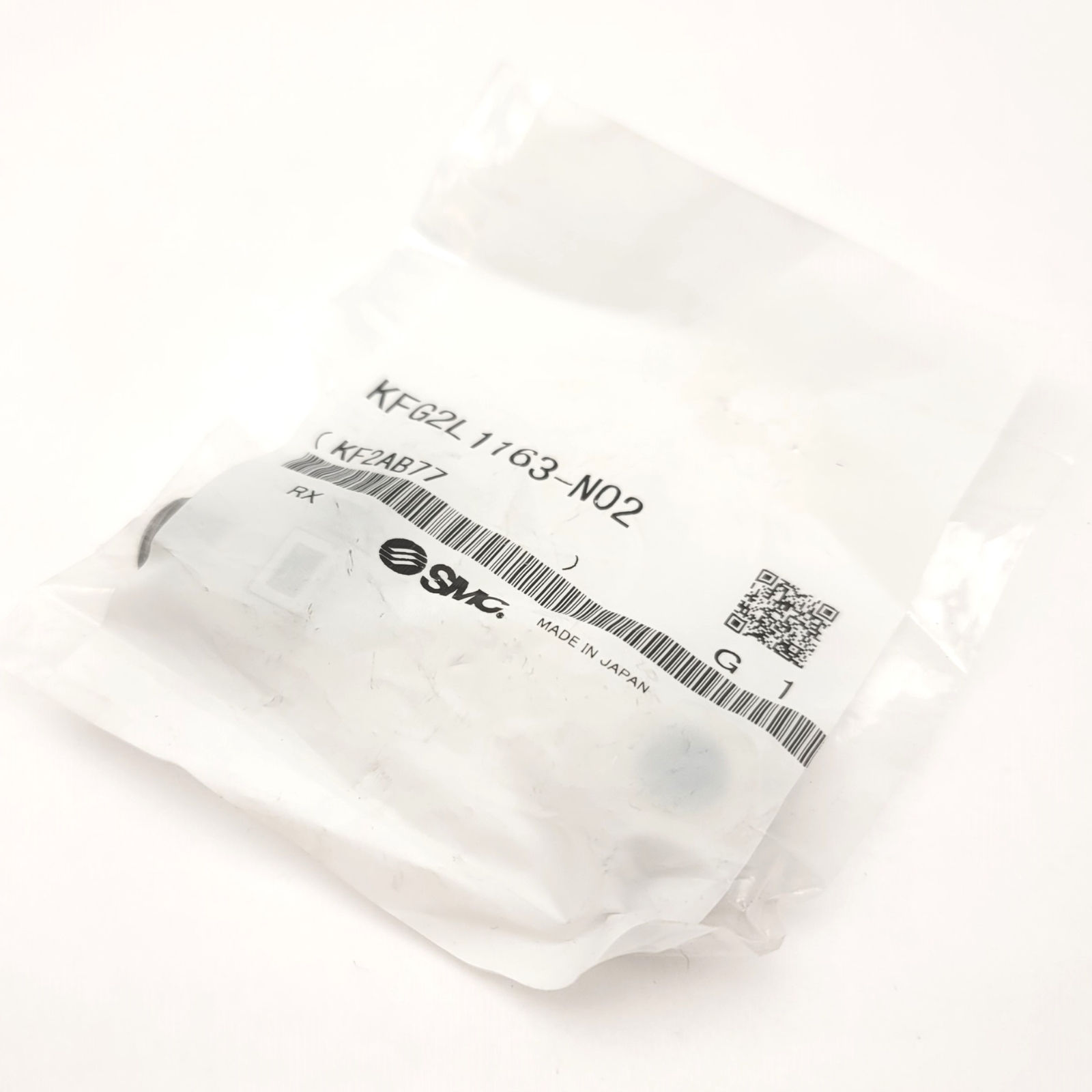 SMC KFG2L1163-N02 Stainless Steel Male Elbow Insert Fitting 3/8OD 1/4ID 1/4"NPT