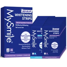 MySmile Teeth Whitening Strips Enamel Safe Residue-Free WhiteStrips