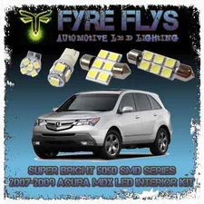 White LED interior lights package kit for 2007-2009 MDX 19 pcs 5050 series SMD