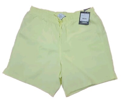 NEW NWT DSG 2 IN 1 YELLOW PULSE 6'' REC SHORT SPORTS MSRP $35 MEN'S SMALL