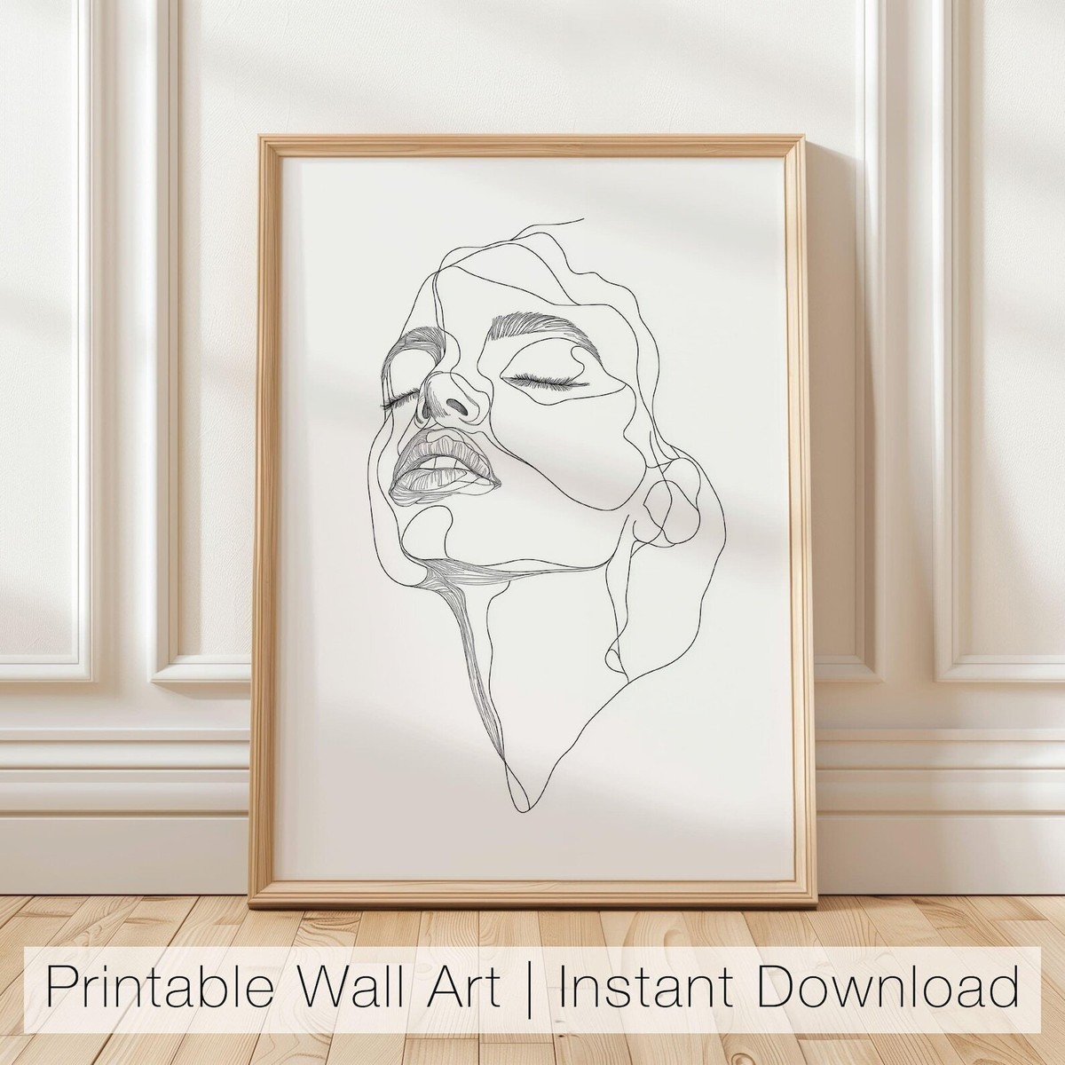Minimalist Line Art Portrait Abstract Female Face Printable Modern Wall Art | eBay minimalist-line-art-portrait-abstract-female-face-printable-modern-wall-art-ebay