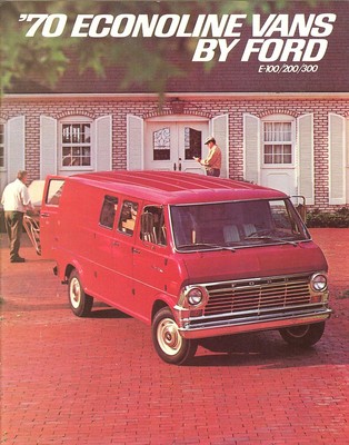 1970 Ford Econoline E-100 E-200 E-300 Van ( NOS) Dealer Sales Brochure
