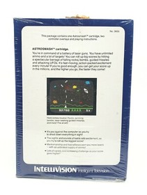 1981 Astrosmash (Intellivision, No.3605) Brand New In Box Sealed Never Opened