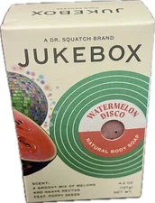 NIP Dr Squatch Jukebox Natural Body Soap "Watermelon Disco" 4.5 oz NEW NOS