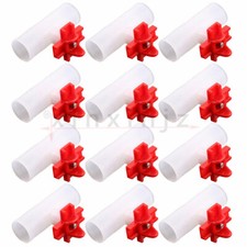 12pcs Horizontal Side Chicken Nipples Waterer Poultry Waterer with 1/2" tee