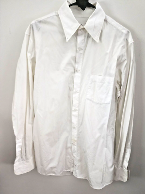 YOHJI YAMAMOTO x Y'S SHIRT WHITE COTTON CLASSIC JA 4 US CH 44