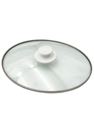 Replacement Oval Glass Crock Pot Lid 4 Quart For Hamilton Beach 33140