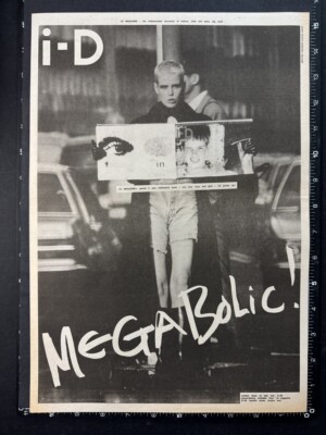 I-D MAGAZINE - MEGABOLIC 15x11' 1985 Poster Size Advert L354