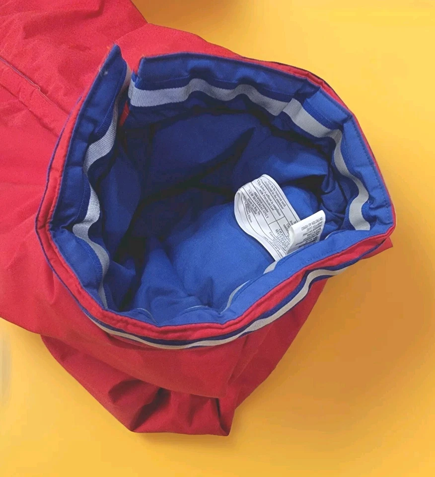 Muttluks Dog Snowsuit Red/Blue Reversible Sz 24 LG Winter Coat Jacket, Worn Once - Imagem 4 de 4