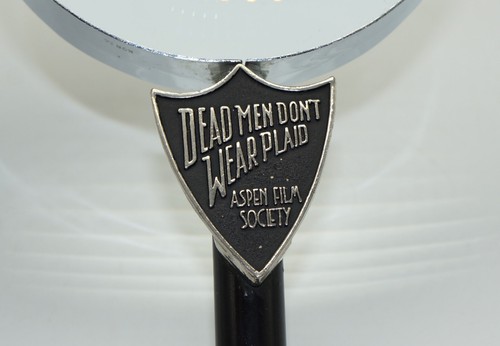 Aspen Film Society Dead Men Dont Wear Plaid Vintage Magnifying Glass & DVD RARE! - Picture 3 of 10