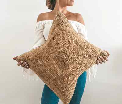 Handmade Jute 18x18