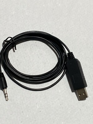 USB 3.5 Serial Cable USB-A Male 3.5 mm Serial R-232 Cable with Chip 6 feet
