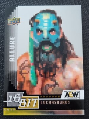 2022 AEW Luchasburus 16 BIT Upper Deck Trading Card ALLURE Mint #81277