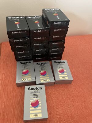 23 X Scotch   3M VHS-C Tape Extra Grade Plus EC-45 VHS -C Kassetten Video VHS -