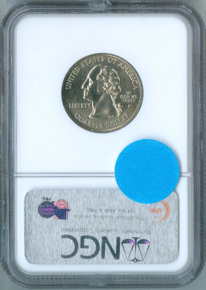 2006 P NGC MS66 Nebraska 25c Uncirculated State Quarter, LOW START PRICE! - Image 2 of 2